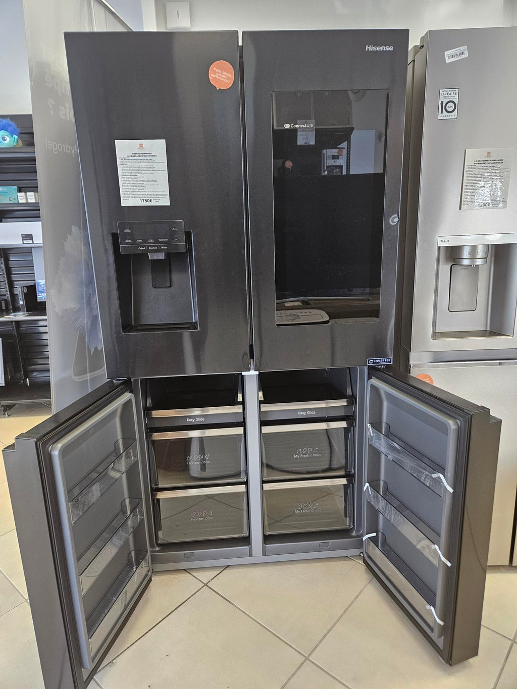 HISENSE RQ760N4IFE REFRIGERATEUR MULTIPORTES
