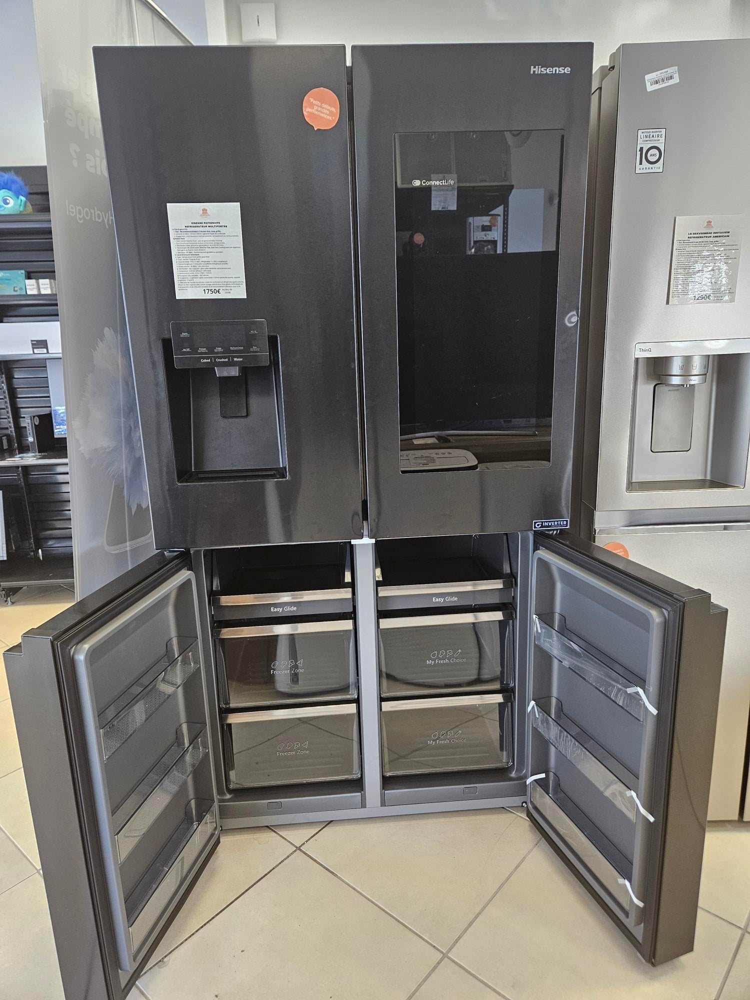 HISENSE RQ760N4IFE REFRIGERATEUR MULTIPORTES