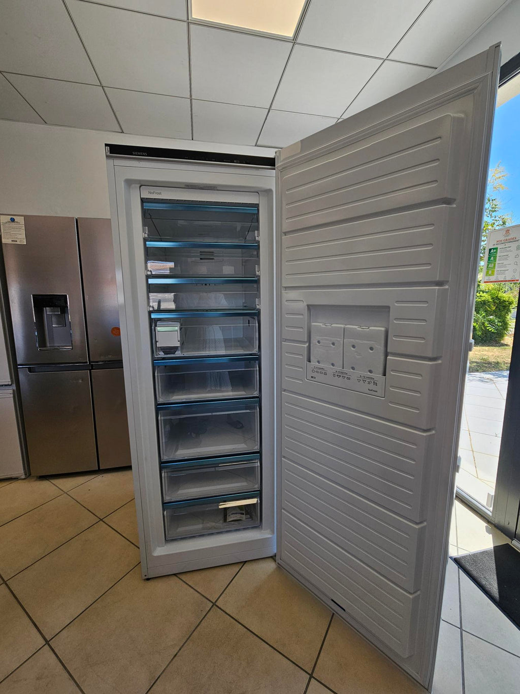 SIEMENS GS58NAWDV IQ500 VARIO ZONE CONGELATEUR ARMOIRE