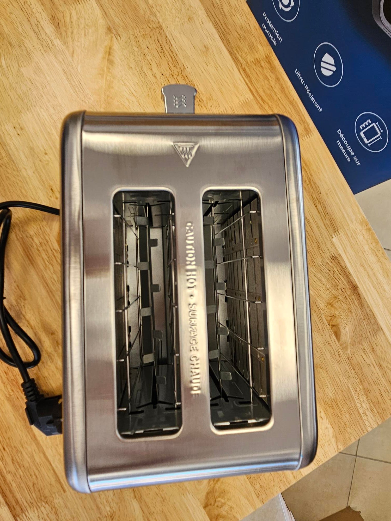 🍞 LAGUIOLE – Grille-pain électrique inox