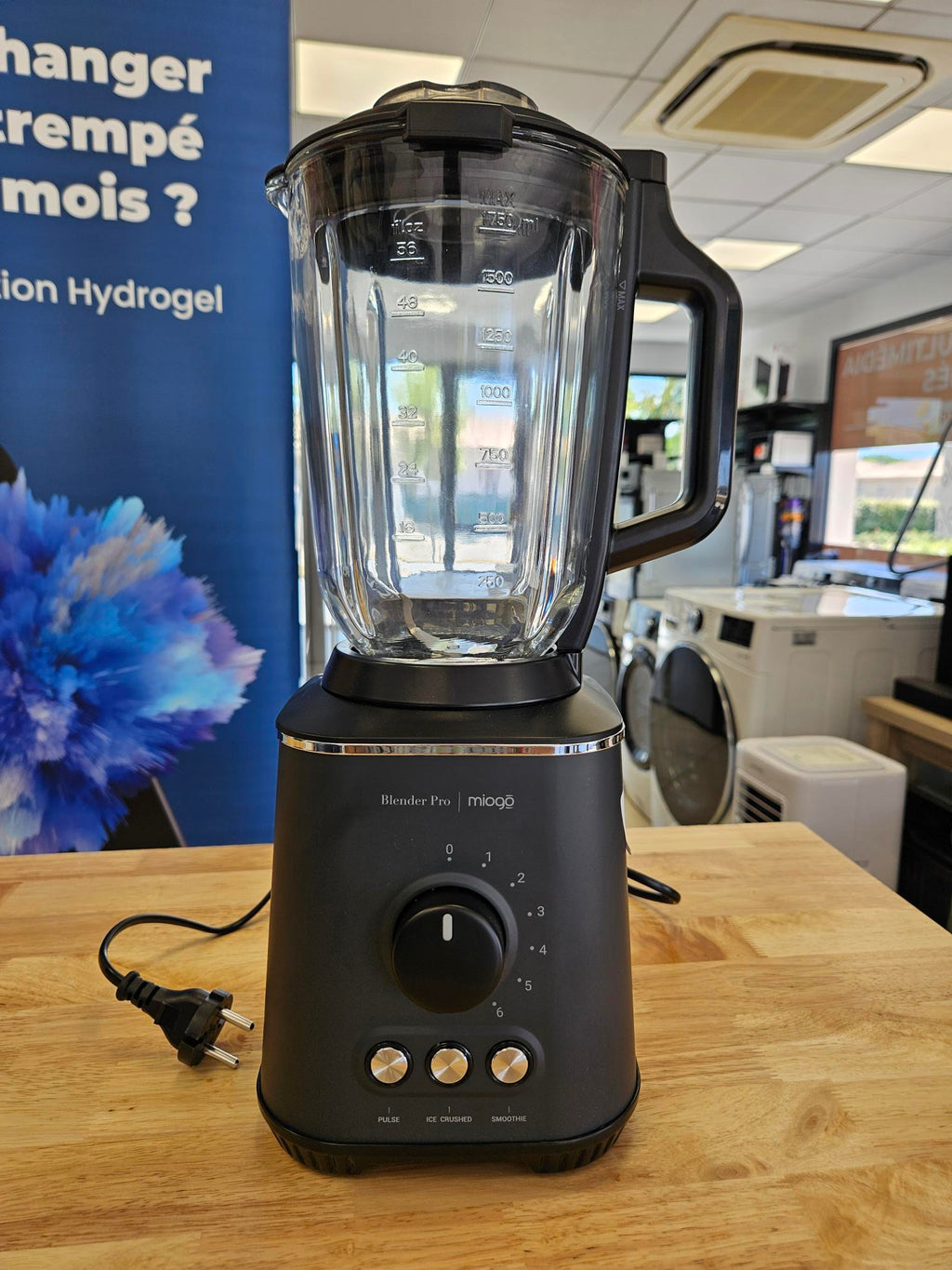 🥤 Blender MIOGO MTB2 – 1300 W / Bol verre 1,75 L