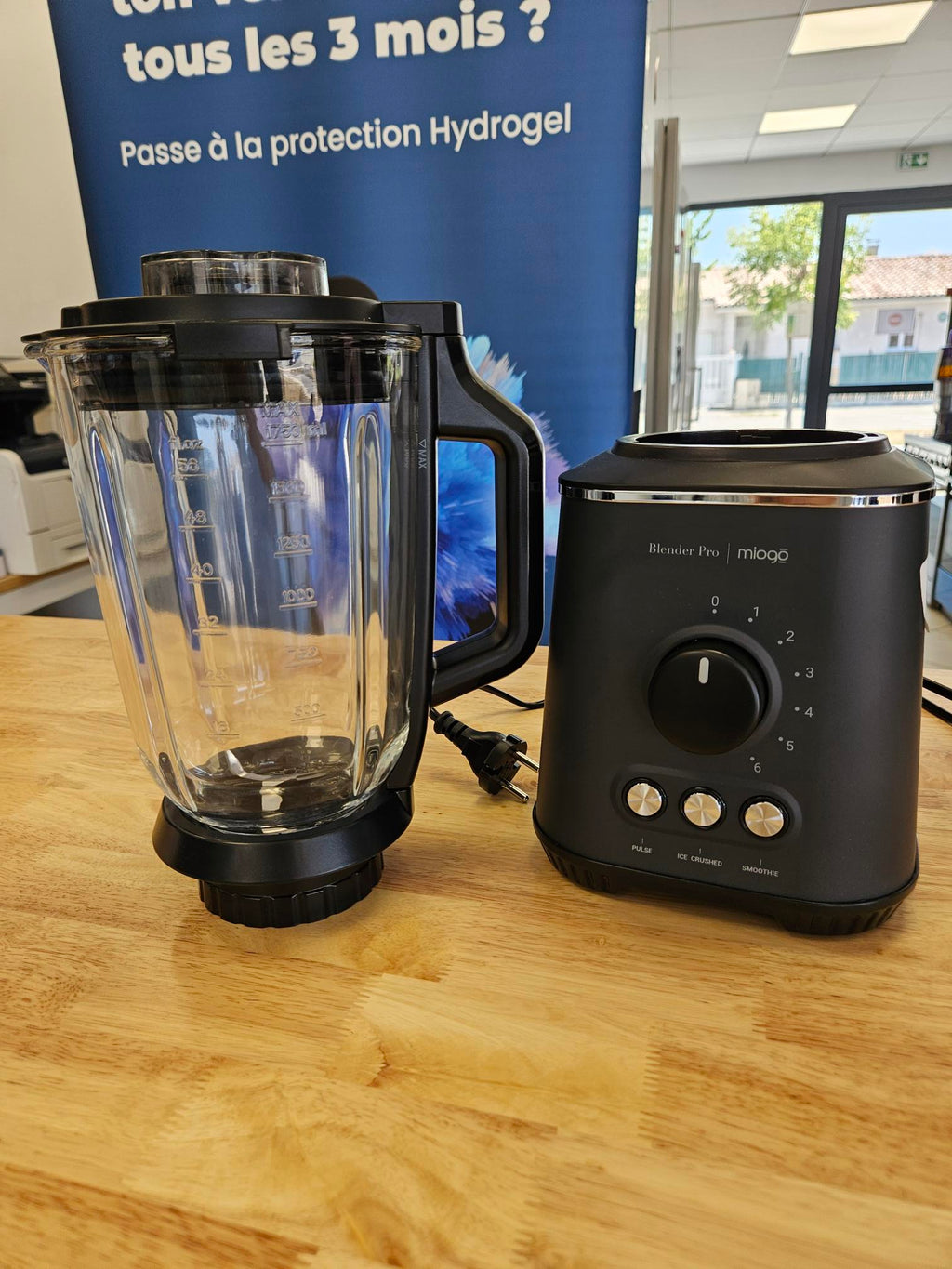 🥤 Blender MIOGO MTB2 – 1300 W / Bol verre 1,75 L