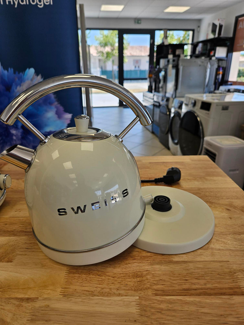 ☕🍞 SWEISS GRVKTL8 – Pack Grille-pain + Bouilloire Vintage