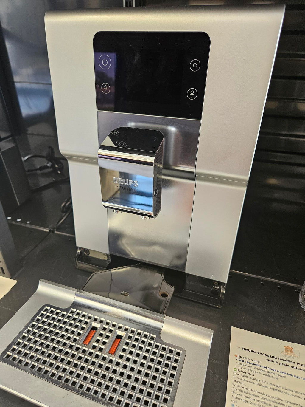 ☕ KRUPS YY4491FD Intuition Preference+ – Machine à café à grain automatique